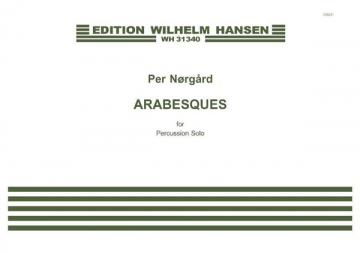 Per Nrgrd, Arabesques Percussion Solo Partitur