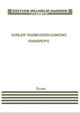 Sunleif Rasmussen, Dancing Raindrops Clarinet, Violin and Piano Partitur