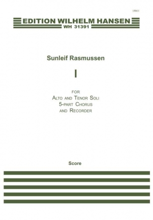 Sunleif Rasmussen, I Mixed Choir [SATB] and Bass Recorder Chorpartitur