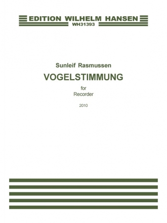 Vogelstimmung for recorder