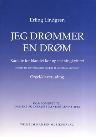 Erling Lindgren, Jeg Drmmer En Drm SATB and Piano Klavierauszug