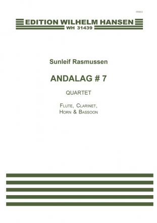 Sunleif Rasmussen, Andalag #07 Chamber Ensemble Partitur