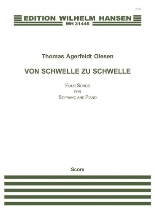 Thomas Agerfeldt Olesen, Von Schwelle Zu Schwelle Soprano Voice and Piano Buch