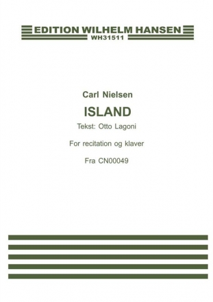 Carl Nielsen, Island Narration and Piano Partitur