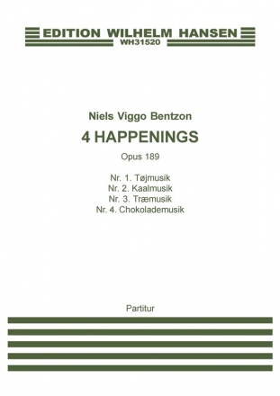 Niels Viggo Bentzon, 4 Happenings Ensemble Partitur