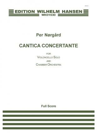 Per Nrgrd, Cantica Concertante Orchestra Partitur