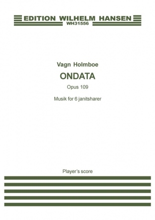 Vagn Holmboe, Ondata Op. 109 Percussion Partitur