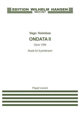 Vagn Holmboe, Ondata II OP. 109B Percussion Partitur