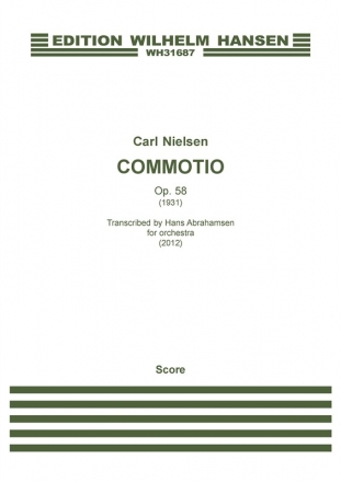 Carl Nielsen, Commotio For Orchestra Orchestra Partitur