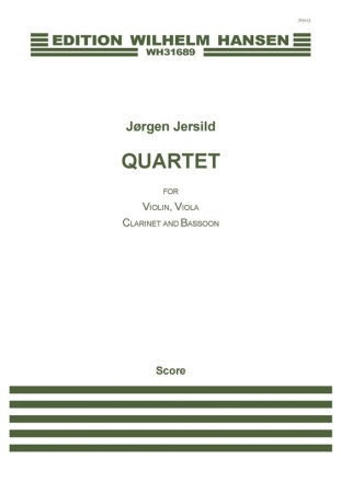 Jorgen Jersild, Quartet Violin, Viola, Clarinet and Bassoon Partitur