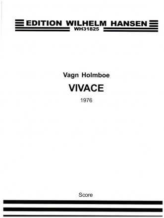 Vivace - Tempo di Ardeleana for string quartet score