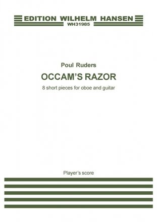 Poul Ruders, Occam's Razor Oboe and Guitar Buch + Einzelstimme