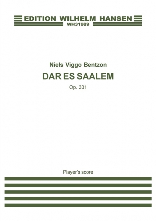 Niels Viggo Bentzon, Dar Es Saalem Op.331 Violine und Klavier Buch