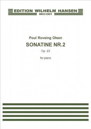 Poul Rovsing Olsen, Sonatine Nr. 2 Op. 23 Klavier Buch