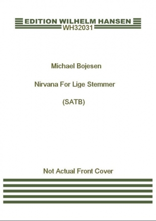 Michael Bojesen_Ole Hyltoft, Nirvana SATB a Cappella Klavierauszug