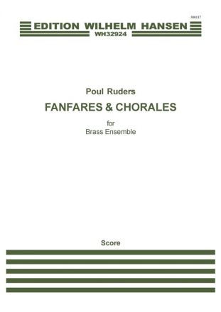 Poul Ruders, Fanfares And Chorales Blechblserensemble Partitur