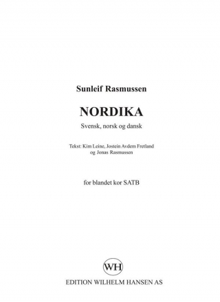 Sunleif Rasmussen, Nordika SATB Chorpartitur