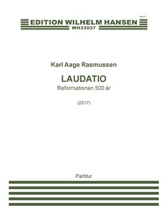 WH33037 Laudatio - Reformationen for mixed chorus and orchestra score