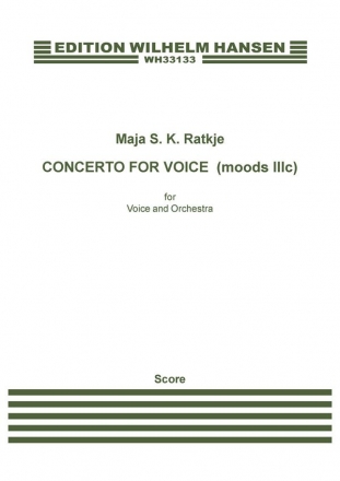 Maja S.K. Ratkje, Concerto For Voice Voice and Ensemble Partitur