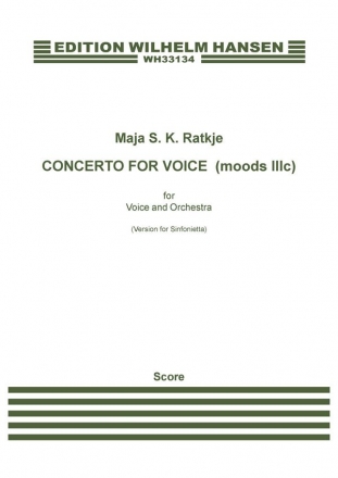 Maja S.K. Ratkje, Concerto For Voice Voice and Ensemble Klavierauszug