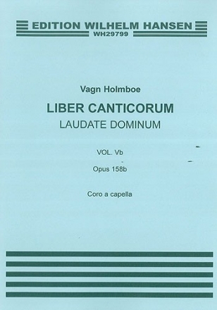 Vagn Holmboe, Laudate Dominum Op.158b SATB Chorpartitur