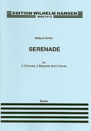 Serenade for Wind for clarinet, bassoon and horn score