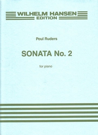 Poul Ruders, Sonata No.2 For Piano Klavier Buch