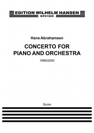 Concerto for piano and orchestra score, Groformat