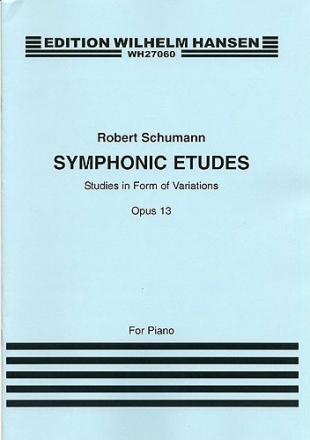 Robert Schumann, Symphonic Etudes For Piano Op.13 Klavier Buch