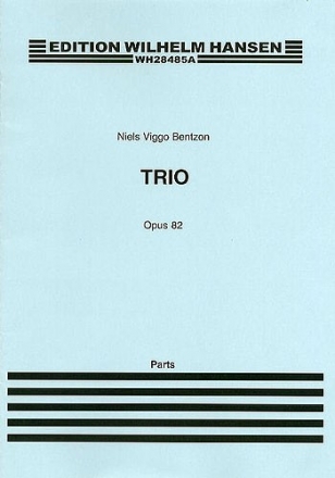 Niels Viggo Bentzon, Brass Trio Op.82 Trumpet, Horn and Trombone Stimmen-Set