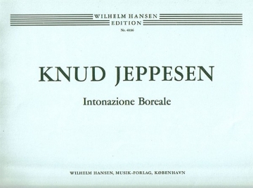 Knud Jeppesen, Intonazione Boreale Orgel Buch