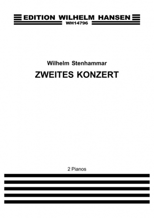 Wilhelm Stenhammer, Klaverkoncert Nr. 2 Op. 23 D- Minor Piano Duet Partitur