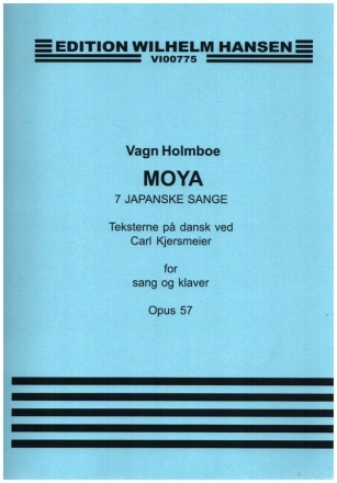 Moya - 7 Japanske Sange op.57 for mezzo-soprano and piano