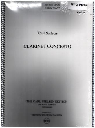 Clarinet Concerto op.57 for clarinet and orchestra set of parts