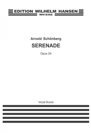 Serenade op.24 fr tiefe Mnnerstimme und Klavier