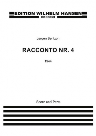 Jrgen Bentzon, Racconto Op.45 Violin, Cor Anglais and Piano Set