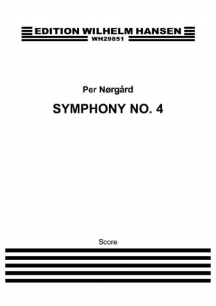 Per Nrgrd, Symphony No. 4 Orchestra Partitur