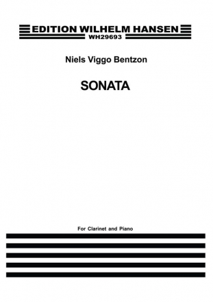 Niels Viggo Bentzon, Sonata For Clarinet And Piano Op.63 Klarinette und Klavier Buch