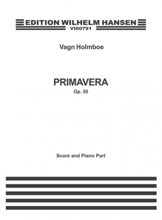 Vagn Holmboe, Primavera Chamber Ensemble Studienpartitur