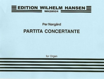 Per Nrgrd, Partita Concertante Op.23 Orgel Buch