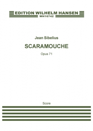 Jean Sibelius, Scaramouche Op. 71 Orchestra Partitur