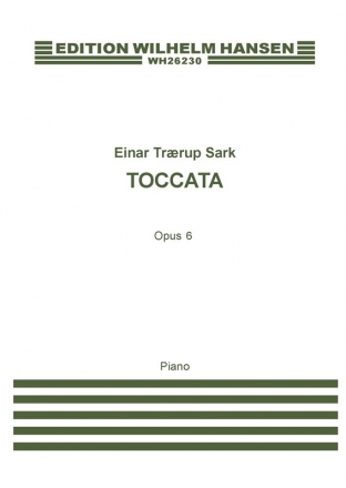 Einar Traerup Sark, Toccato Op. 6 Klavier Buch