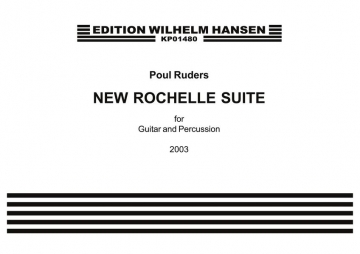 Poul Ruders, New Rochelle Suite Guitar and Percussion Partitur