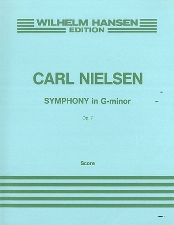 Carl Nielsen, Symphony No.1 In G Minor Op.7 Orchestra Partitur