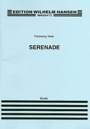 Flemming Weis, Serenade For Woodwind Quintet Blserquintett Partitur