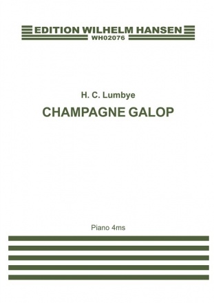 Hans Christian Lumbye, Champagne Galop Piano 4 Hands Buch