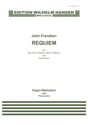 John Frandsen_Simon Grotrian, Requiem Mixed Choir [SATB] and Orchestra Partitur + Stimmen