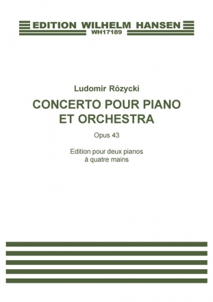 Ludomir Rzycki, Concerto Pour Piano 2 Pianos Buch