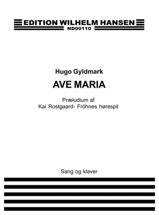 Ave Maria for voice and piano (dn)