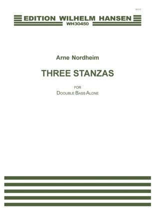 Arne Nordheim, Nordheim Three Stanzas Double Bass Buch